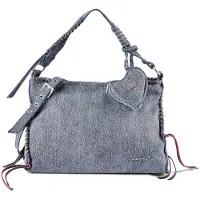 Desigual Olkalaukku sininen denim