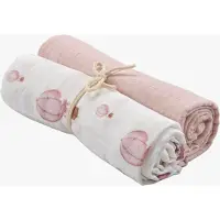 Borganas Musliiniviltit Ilmapallo 70x70 2-pack, Vaaleanpunaiset