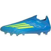 Adidas F50 Elite Laceless Ag Ice Cold Precision - Lucid Ray Blue/keltainen/light Utility Aqua - Tekonurmi (Ag), koko 47⅓
