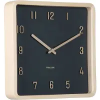 Karlsson seinäkello Nervadura Square black KA6118BK