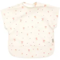 Cam Cam Copenhagen Short Sleeved Bib - Bows - Cream - ONE SIZE