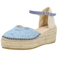 MACARENA Avokkaat 'JAVA6-AY CINZIA BEBE' beige / sininen denim / vaaleansininen / valkoinen