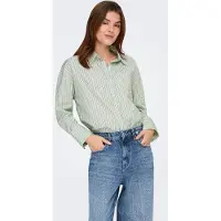 ONLY Onloregon Alva Ls Reg Shirt Noos Wvn - Green - XL