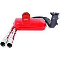 Evok 2.0 Racing Piaggio Vespa P X Vnb Gt Gtr Super 150 Vba Vbb Gl Sprint Super 125 150cc 100751215 Ei-homologoitu Täydellinen Pakokaasujärjestelmä