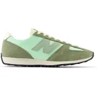 New Balance unisex. U471V1 471 green leather trainers (43), Flat, Suede, Laces, Casual