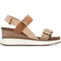 Xti for woman. 14282208-BEIGE Sandals 142822 brown (40), 5 to 8 cm, Velcro, Casual