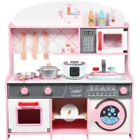 KidsDreamStore Kids Zone Sweet Pink leikkikeittiö