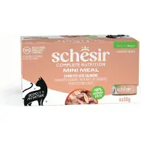 Schesir Tuna with salmon in jelly - wet cat food - 6x50g