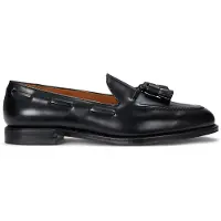 Ralph Lauren for man. 811967540002 Maestra Leather Moccasins black (45), Flat, None, Casual