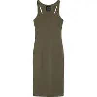Armani Exchange for woman. XW000820AF13729U7043 Fitted dress green (XL), Casual, Viscose, Sleeveless / Straps