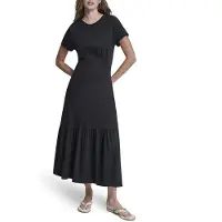 DKNY Dw9500745 Lyhythihainen Pitkä Mekko