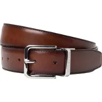 Hackett London for man. HM4100049 Brown Vit Leather Belt (40), Casual