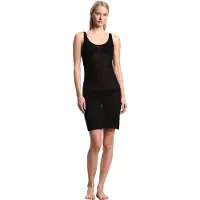 Emporio Armani for woman. EW002738_AF19043 Lounge dress black (L), Casual, Viscose, Sleeveless / Straps