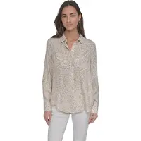 DKNY Dw3500002 Pitkähihainen Kauluspaita