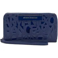 Armani Exchange for woman. XW001606AF17290UB134 Navy Combi Wallet (OSFA), Casual, Polyester