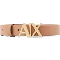 Armani Exchange for woman. 941125CC719U6299 Brown Logo Belt (80cm), Casual, Leather