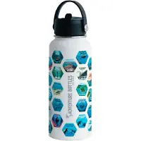 Awesome Maps Adventure Dive+stickers Termospullo