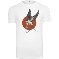 Mister tee Paita 'Free' beige / punainen / valkoinen