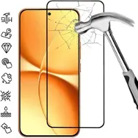 Mtp Products Xiaomi Redmi Turbo 5 Max/Poco X8 Pro Max Täysi suoja Panssarilasi - 9H - musta reuna