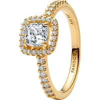Pandora Timeless kullattu halo-sormus 163555C01-58