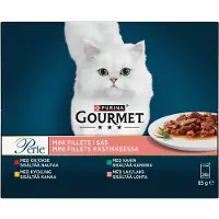 Gourmet Perle Mini Fillets Meat&Fish Gravy 24x85g