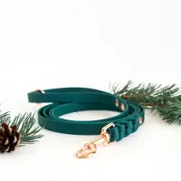 Tyylivoitto Braid hihna, smaragdi/ruusukulta