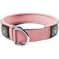 BullyBillows puolkiristävä kaulapanta pehmustettu 5 cm, pinkki