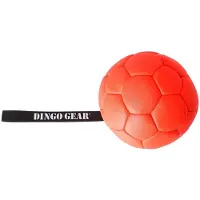 Dingo Synteettinen nahkapallo kahvalla 18 cm