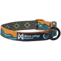 Non-Stop Dogwear Trail Quest Collar Rp Signature Edition Teal/oak Koirien valjaat ja kaulapannat L