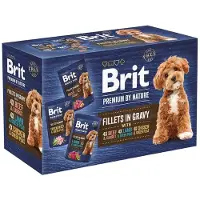 Brit Premium by Nature Dog Multipack gravy 12 x 85 g
