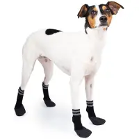Basic Koiran sukat Paws 4 kpl mustat