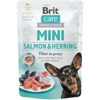 Brit Care Mini lohta ja silliä kastikkeessa 85 g