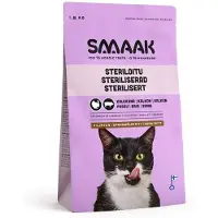 Smaak viljaton steriloidun kissan ruoka, kalkkuna-possu
