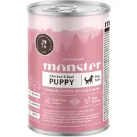 Monster Pet Food Monster Dog Puppy Kana ja Naudanliha 400g