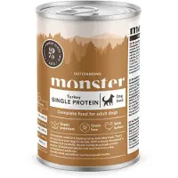Monster Pet Food Monster Dog Adult Single Kalkkuna 400g