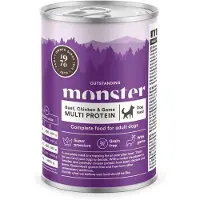 Monster Pet Food Monster Dog Nauta-kana-riista 400g