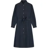 Armani Exchange for woman. XW001794AF21337MB001 Chemisier dress navy (XXS), Casual, Cotton, Long sleeve