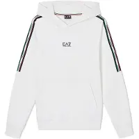 EA7 for man. 7M001864_AF12660 Italian Spirit sweatshirt white (XS), Casual, Sport, Cotton, Sportswear, Multisport, Short sleeve