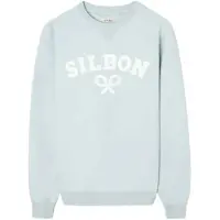 Silbon for man. S261011102227 Sweatshirt racket medium blue (XL), Casual, Cotton