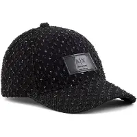 Armani Exchange for woman. XW001894AF18855MC329 Baseball Hat black (OSFA), Cotton, Classic