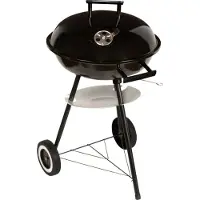 MASTER GRILL Pyöreä hiiligrilli kannella 42cm Master MG913