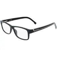 Lacoste L2707 ON 53/15/145 Mustat Bio-injektoidut Näkölasit Miehet L2707 ON