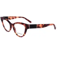 Ferragamo Näkölasit - - SF2920 - Punainen (punakilpikonna) - Akryyli - Naisille