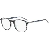 HUGO BOSS Hugo HG 1378/G 52/20/145 Harmaa raidallinen sininen Acetatikehykset MIEHILLE HG 1378/G