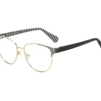 Kate spade DOVE/G 52/16/140 Kulta kuvio mustat metallikehykset NAISILLE DOVE/G