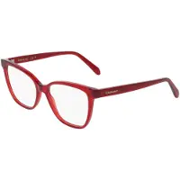 Ferragamo Näkölasit - - SF3062 - Läpinäkyvä burgundi - Asetaatti - 54 mm