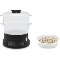 Tefal Minicompact VC139810 steam cooker 2 basket(s) Freestanding 800 W Black (VC139810)