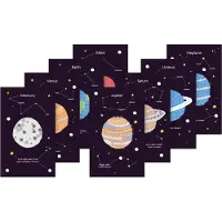 PlayMais Mosaic Cards Decorate Solar System