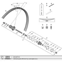 Shimano 300 Mm Wh-m9200-tl-f15-b-29 Y0tw98010 Pinna