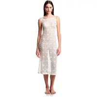 Emporio Armani for woman. EW000608_AF20251 Lace beige dress (S), Cotton, Beachwear, Sleeveless / Straps